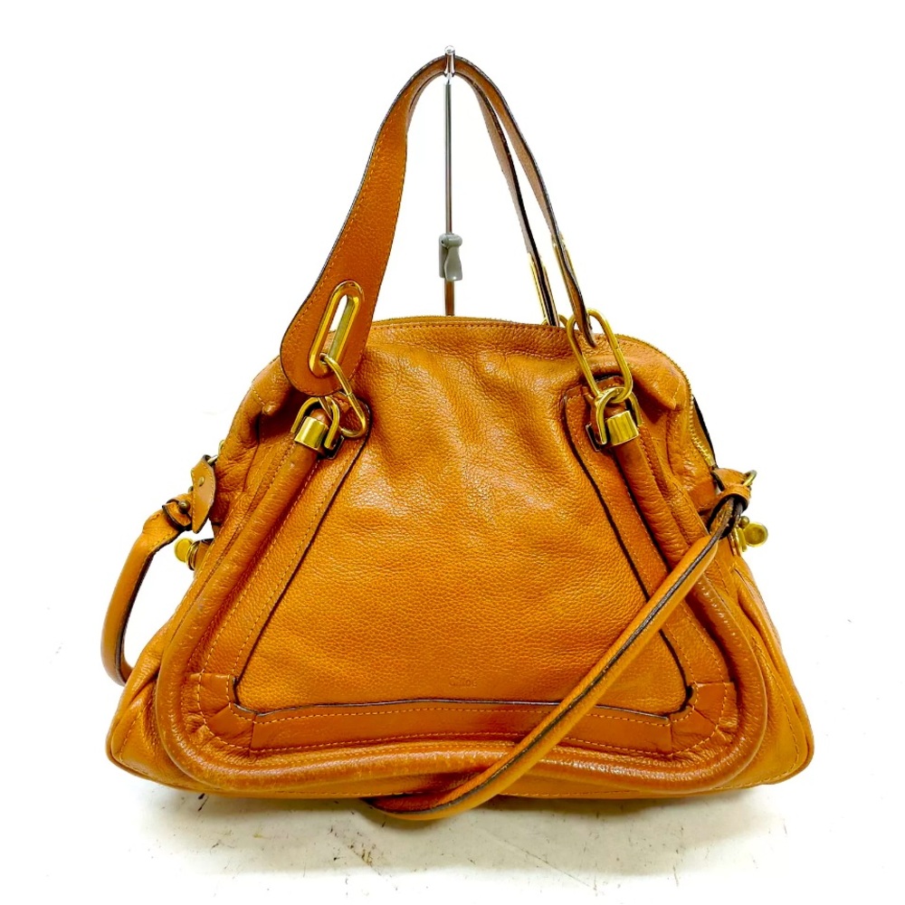 Chloe Paratay Brown Leather Handbag